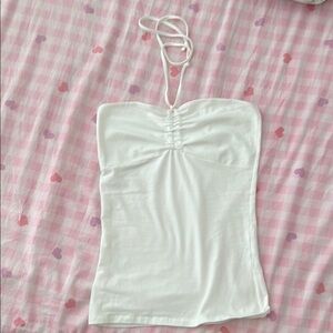 Brand new Brandy Melville White Halter Top